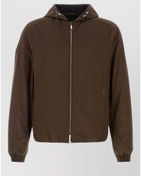 Moorer - Stretch Polyester Albori Jacket Hood And Pockets - Lyst
