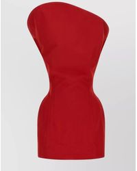 Magda Butrym - Hourglass Silhouette Mini Dress - Lyst