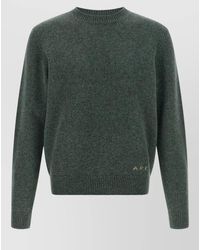 A.P.C. - Edmond Sweater Fitted Cuffs Structured Hem - Lyst