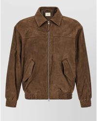 DUNST - Suede Leather Blouson Jacket - Lyst