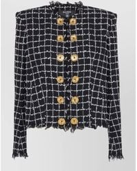 Balmain - Tweed Blazer - Lyst