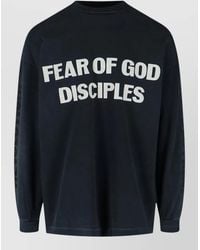 Fear Of God - Graphic Print Crew Neck Short Sleeve Top - Lyst