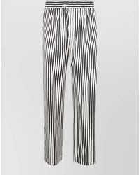 Tom Ford - Silk Stripe Pleated Lounge Trousers - Lyst