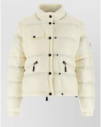 Moncler - Mauduits Down Jacket High Collar Pockets - Lyst