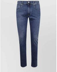Incotex - Stretch Denim Trousers Five Pockets - Lyst
