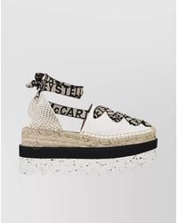 Stella McCartney - Canvas Gaia Platform Espadrilles - Lyst