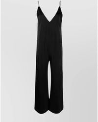 Jil Sander - V-Neck Sleeveless Jumpsuit - Lyst