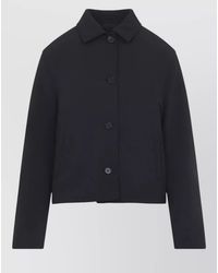 Jil Sander - Cropped Sport Jacket Clean Line Design - Lyst