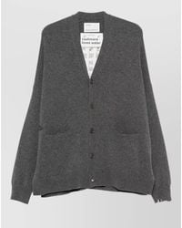 Extreme Cashmere - Cashmere Blend Cardigan V Neck Pockets - Lyst