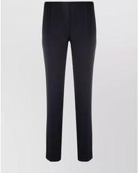 P.A.R.O.S.H. - Stretch-Wool Mid-Rise Cropped Tapered Trousers - Lyst