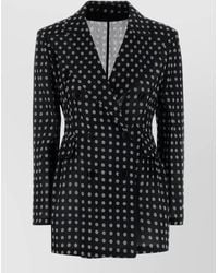 Ermanno Scervino - Organza Blazer Polka Dot Tailoring - Lyst