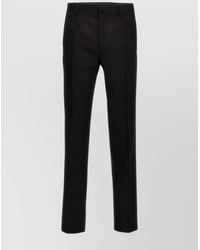 Lanvin - Wool Tailored Trousers - Lyst