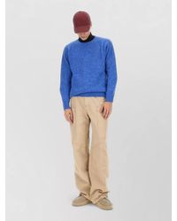 Howlin' - Wool Crew Neck Knit Long Sleeve Sweater - Lyst