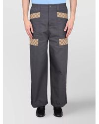 Gucci - Cotton Loose-Fit Trousers - Lyst