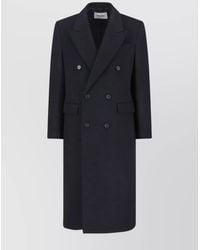 Tonywack - Double-Breasted Long Jacket Flap Pockets - Lyst