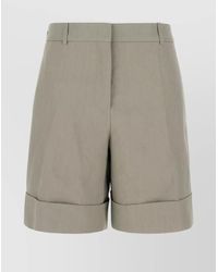 Jil Sander - Linen Bermuda Shorts - Lyst