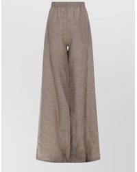 Fabiana Filippi - Wide Leg Trousers Lightweight Elastic Waistband - Lyst