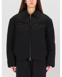 Alexander Wang - Boxy Padded Sports Jacket With Zippered Pockets - Lyst