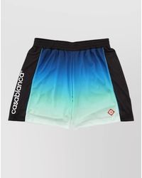 CASABLANCA - Gradient Beachwear Shorts Side Stripes - Lyst
