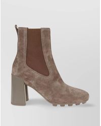Hogan - Leather Chelsea Ankle Boots - Lyst