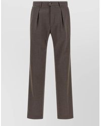 Incotex - Wool-Blend Pleated Tailored Trousers - Lyst