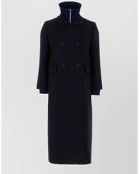 Prada - Virgin Wool Double-Breasted Coat - Lyst