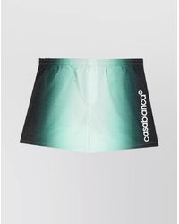 CASABLANCA - Elastic Waistband Swim Trunks With Gradient Design - Lyst
