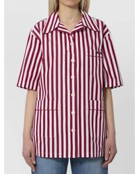 Dolce & Gabbana - Dolce & Gabbana Striped Cotton Shirt - Lyst