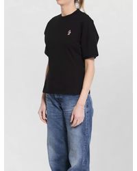Moncler - Ribbed Stretch Cotton Short-Sleeve T-Shirt - Lyst