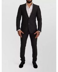Dolce & Gabbana - Wool Slim-Fit Tailored Trousers - Lyst