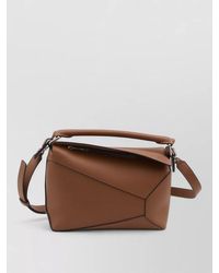 Loewe - Calfskin Puzzle Edge Small Tote Bag - Lyst