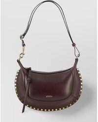 Isabel Marant - Oskan Moon Small Leather Shoulder Bag - Lyst