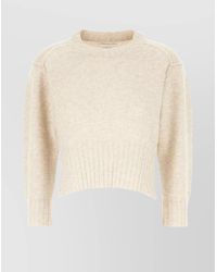 Loulou de Saison - Cashmere Ribbed Crew-Neck Short Sweater - Lyst