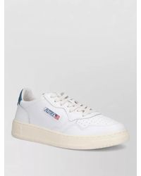 Autry - Lace Up Sneakers Contrast Heel Rubber Sole - Lyst