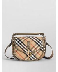 Burberry - Checkered Crossbody Bag Adjustable Strap - Lyst