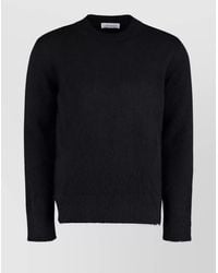 Off-White c/o Virgil Abloh - Ribbed Mohair Blend Jumper - Lyst