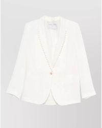 forte_forte - Linen Single Breasted Jacket Tailored Cut - Lyst