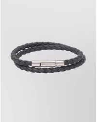 Tod's - Braided Leather Bracelet - Lyst