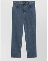 Burberry - Denim Regular-Fit Straight-Leg Jeans - Lyst