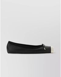 McQueen - Leather Punk Ballerina Shoes - Lyst