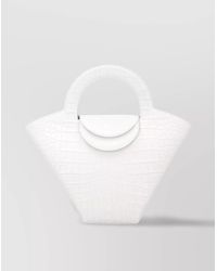 Bottega Veneta - Croco-Print Leather Tote Bag With-Tone Hardware - Lyst