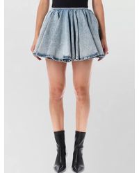 Haikure - Ziggy Denim Wide Mini Skirt Pollock - Lyst