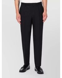 Santaniello - Wool Straight-Leg Trousers - Lyst