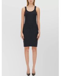 Helmut Lang - Slim-Fit Tank Knee-Length Dress - Lyst