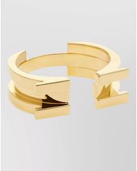 Elisabetta Franchi - Logo Bangle Bracelet - Lyst