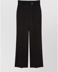 Sportmax - Wool Flared Trousers - Lyst