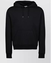Courreges - Cotton Oversized Embroidered Logo Hoodie - Lyst