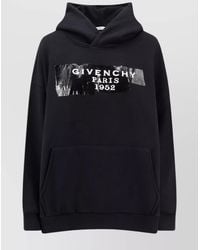 Givenchy - Cotton Hooded Sweatshirt - Lyst