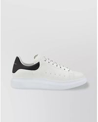McQueen - Leather Oversized Low-Top Sneakers - Lyst
