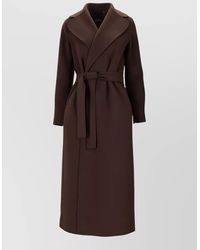 Max Mara - Virgin Wool Single-Breasted Coat - Lyst